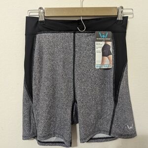 Winning edge grey black sculpting shorts xl